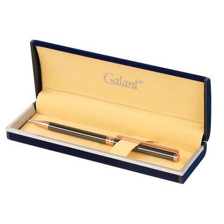 Ручка подарочная шариковая GALANT "ASTRON BRONZE", корпус металлический, детали розовое золото, узел 0,7 мм, синяя, 143524 