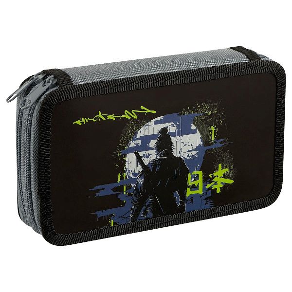 Пенал 2 отделения, 190*110 ArtSpace "Samurai", ламинированный картон