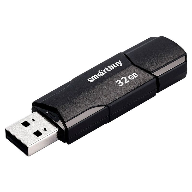Память Smart Buy "Clue"  32GB, USB 2.0 Flash Drive, черный