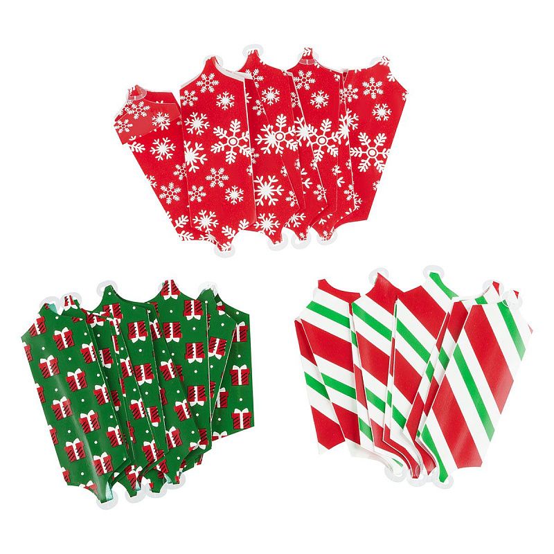 Набор бантов декоративных, MESHU, 6шт, 12см, круглые, ассорти