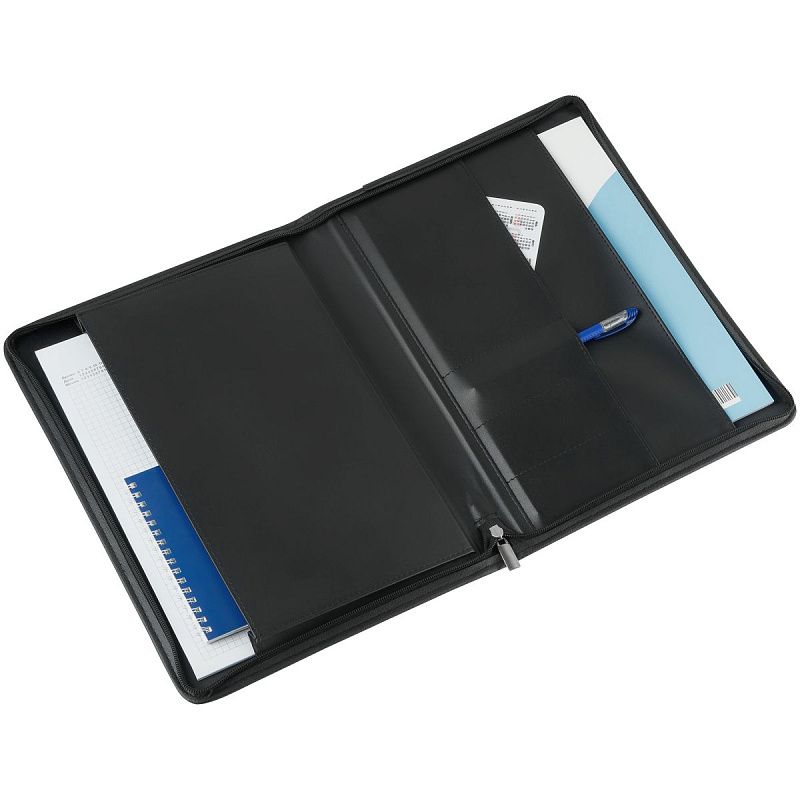 Папка деловая OfficeSpace "Leo" имп. кожзам, на молнии 