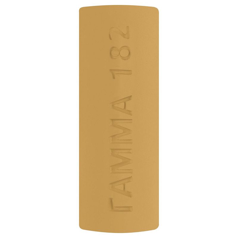 Пастель художественная Гамма, грушевая желтая № 182, штучная, картон.упак.