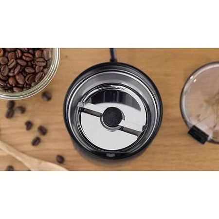 Кофемолка BOSCH MKM6003, мощность 180 Вт, вместимость 75 г, пластик, черная