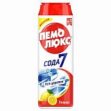 Чистящее средство 480 г, ПЕМОЛЮКС Сода-5, "Лимон", порошок, 2415944 