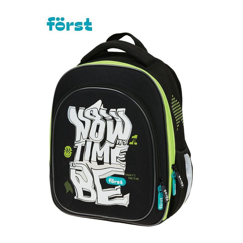 Ранец Först F-LIGHT "Be the 1st" 37*28*16см, 2 отделения, 2 кармана, анатомическая спинка 