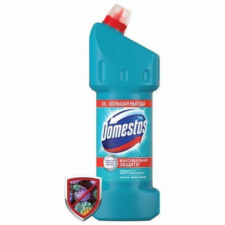 Чистящее средство 1,5 л DOMESTOS (Доместос) "Свежесть Атлантики", с отбеливающим эффектом, 67683281 