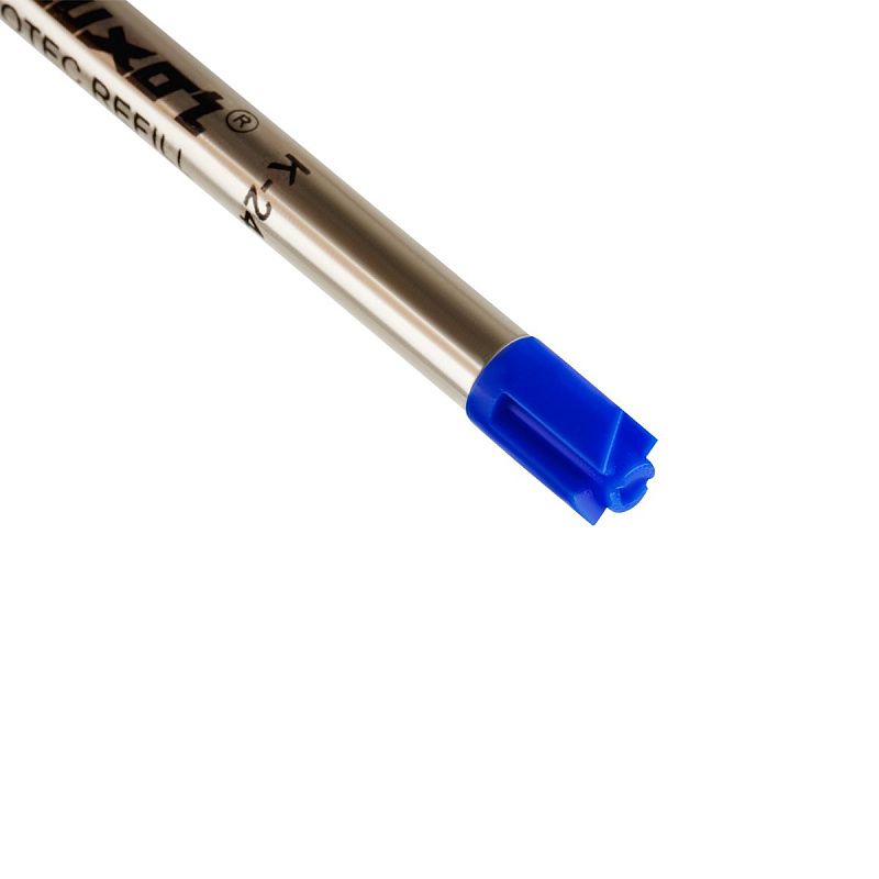 Набор стержней шариковых объемных Luxor, 5шт., синие, 99мм, 1,0мм, метал. корпус, блистер 