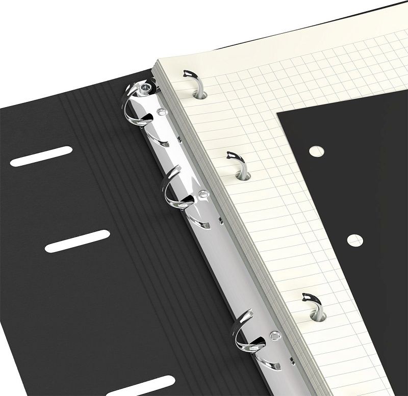 Тетрадь на кольцах А5, 80л. ЛАЙТ, кожзам, Greenwich Line "Spring song", тон. блок