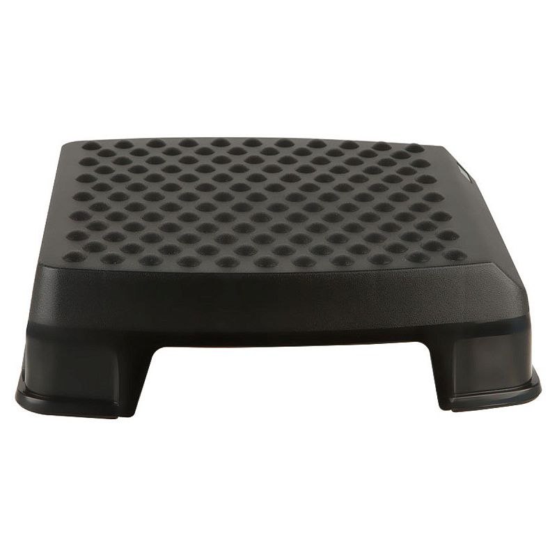 Подставка для ног СТАММ, рельефная поверхность, черная