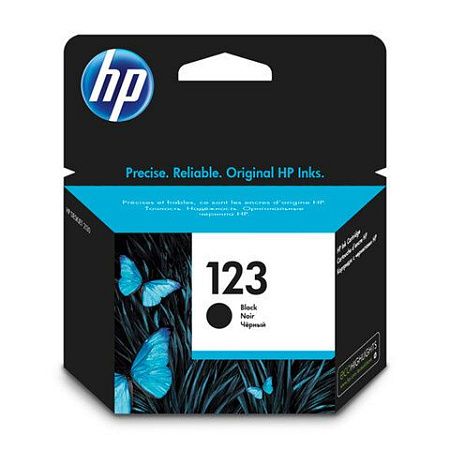 Картридж струйный HP (F6V17AE) Deskjet 2130, №123, чёрный, оригинальный, ресурс 120 стр. 