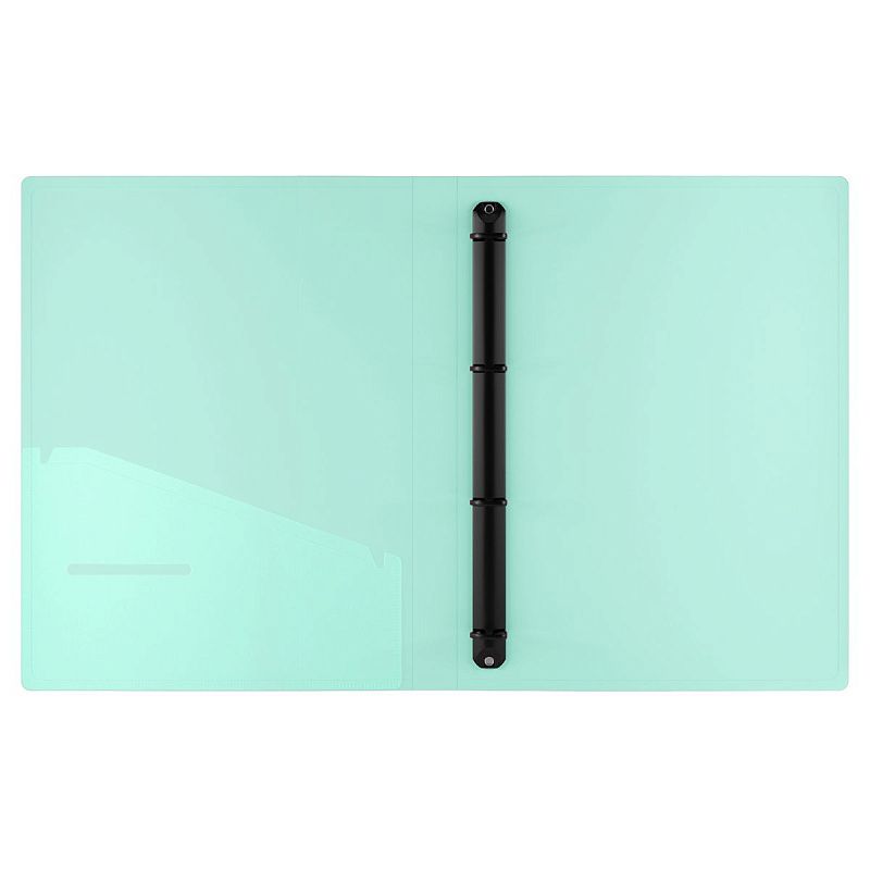 Папка на 4 кольцах Berlingo "Haze" A4, 24мм, 600мкм, D-кольца, с внутр. карманом, розовая, софт-тач 