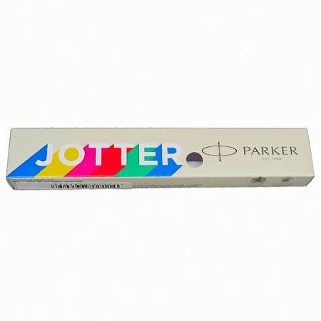Ручка шариковая PARKER "Jotter Orig Red", корпус красный, детали нержавеющая сталь, синяя, RG0033330 