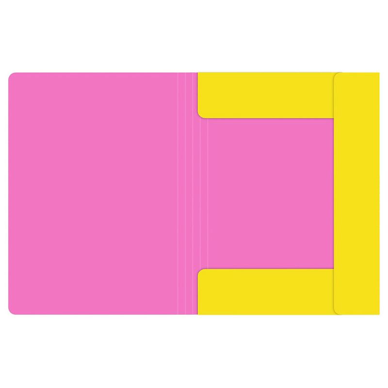 Папка на резинке Berlingo "Raze" А4, 600мкм, желтая 