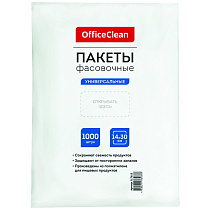 Пакеты фасовочные (1000шт.) OfficeClean, ПНД, 14*30см, 6мкм, евроупаковка