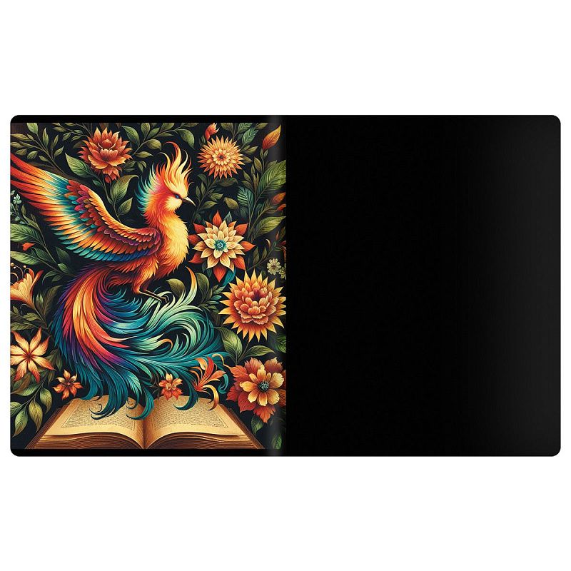 Тетрадь предметная 48л. BG "Информационное поле" - Литература, soft-touch ламинация, выб. лак