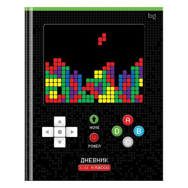 Дневник 1-11 кл. 48л. (твердый) BG "Тетрис", глянцевая ламинация