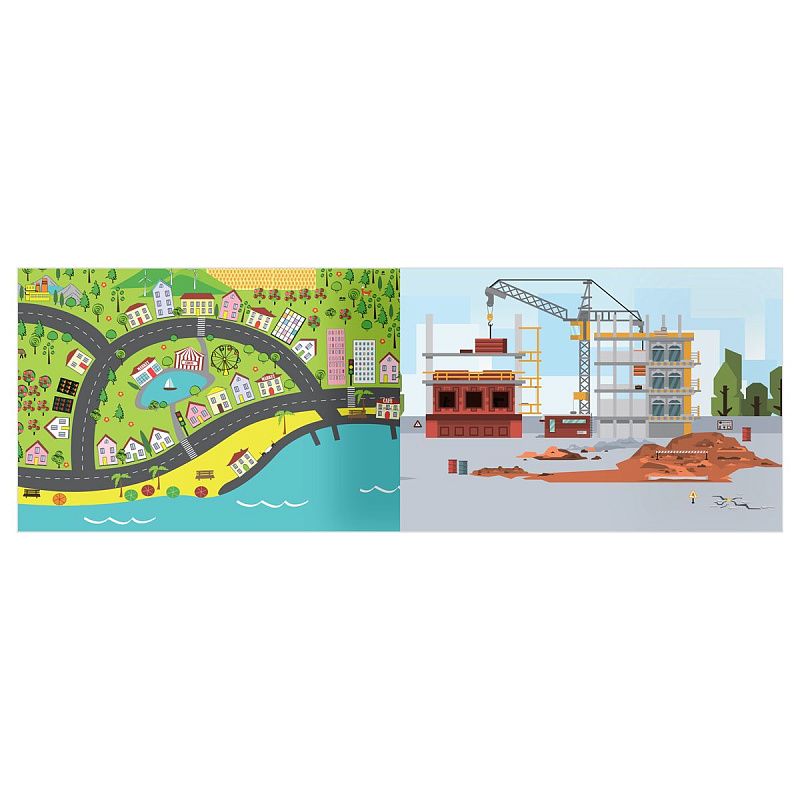 Альбом с наклейками ТРИ СОВЫ "250 наклеек. Спецтехника", А5, 250шт., 6стр.