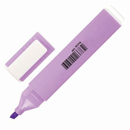 Текстовыделитель ЮНЛАНДИЯ "COLORSTAR PASTEL", ЛАВАНДОВЫЙ, линия 1-4 мм, 151714 