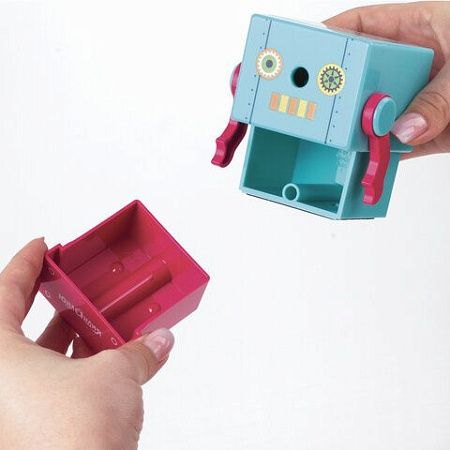 Точилка механическая ЮНЛАНДИЯ "I-Robot", корпус ассорти, 228484 