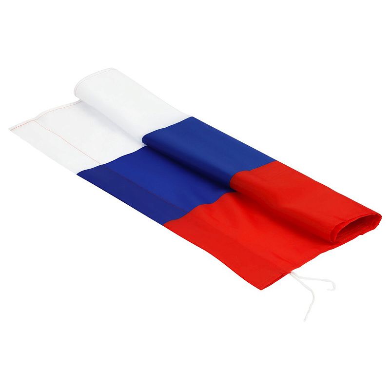 Флаг РФ 90*135см, пакет с европодвесом