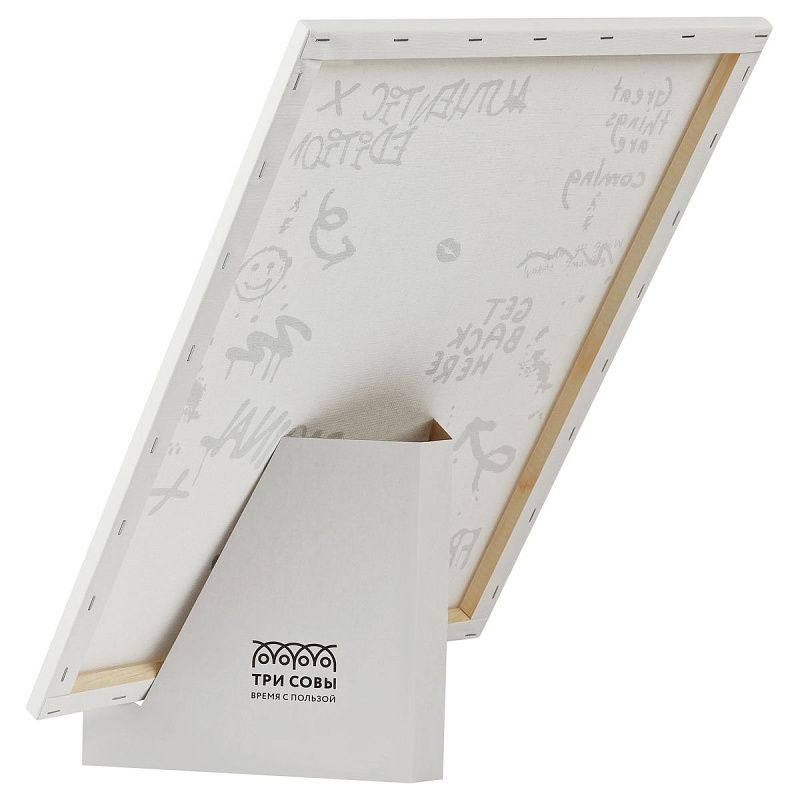 Картина по номерам на холсте с глиттером ТРИ СОВЫ "Арт", 40*50, с акриловыми красками и кистями