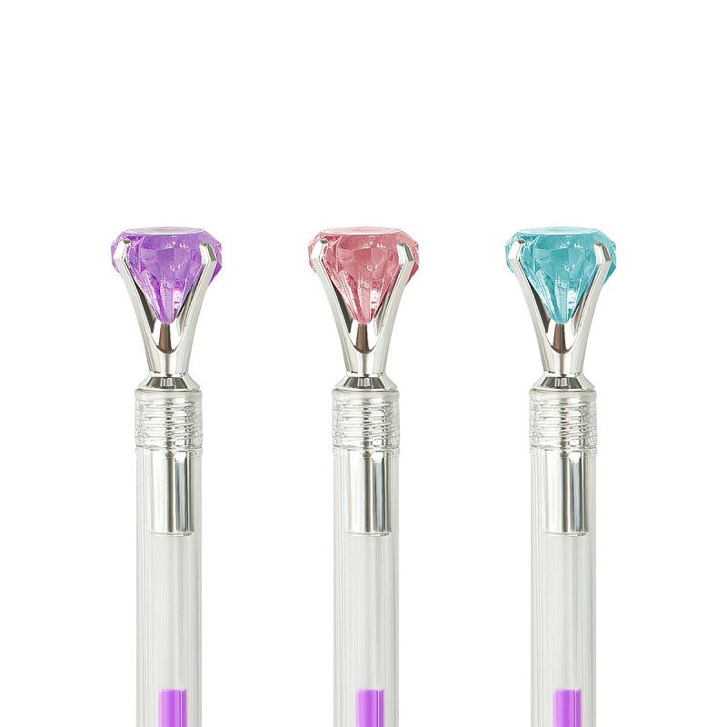 Ручка гелевая MESHU "Diamonds" , радужная, 0,7мм 