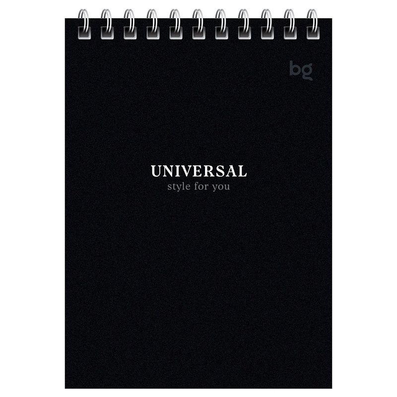 Блокнот А6 40л. на гребне BG "Монохром"