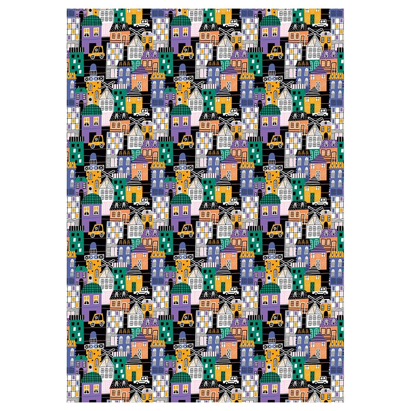 Упаковочная бумага глянц. 70*100см, MESHU "Cars", 80 г/м2, ассорти, 5 дизайнов