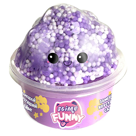 Слайм Slime "Funny Slime" с вложениями, облачко, 130г