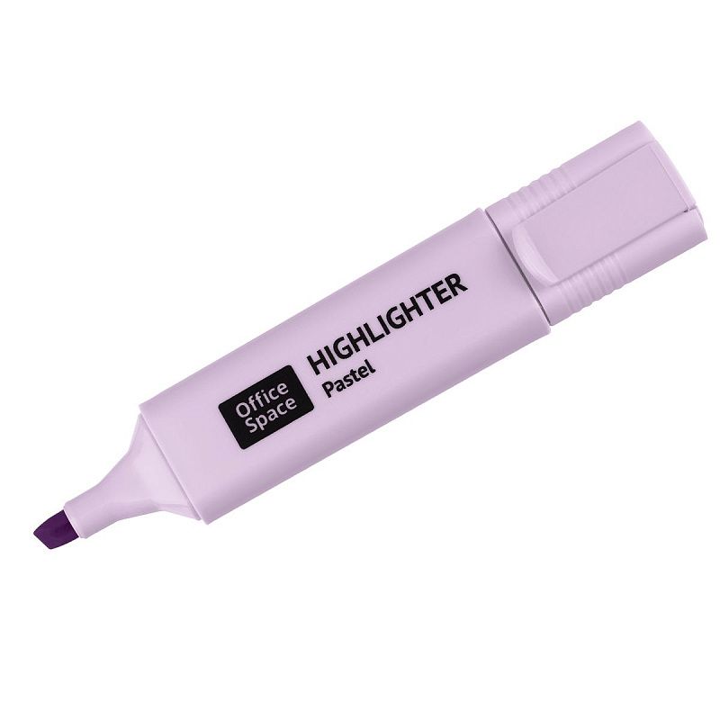 Текстовыделитель OfficeSpace пастельный цвет, фиолетовый, 1-5мм 