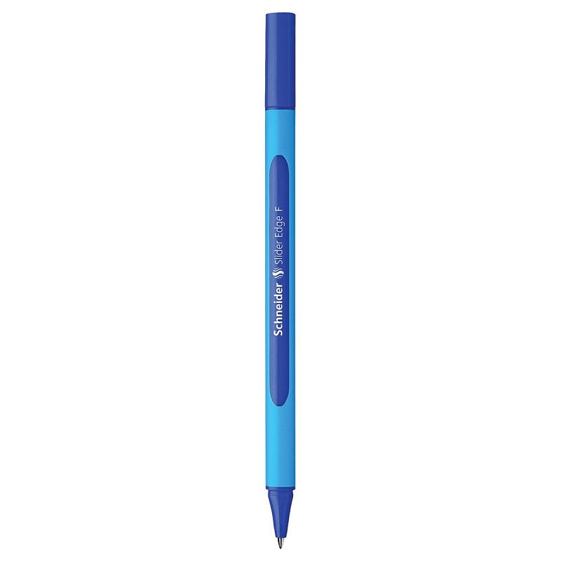 Ручка шариковая Schneider "Slider Edge F" 4шт., синие, 0,8мм, трехгранный корпус, блистер 