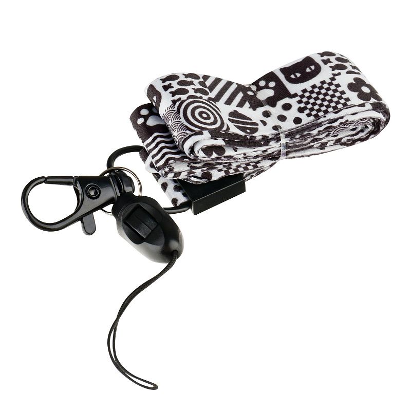 Лента для бейджей MESHU "Puzzle", 45см, петелька, карабин, опп пакет с европодвесом