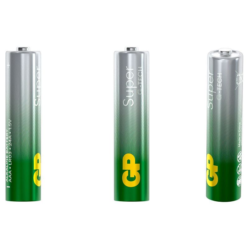 Батарейка GP Super G-Tech AAA (LR03) 24A алкалиновая, SB10