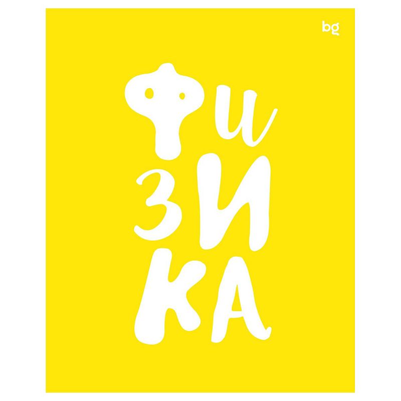 Тетрадь предметная 48л. BG "Домино" - Физика, пластиковая обложка