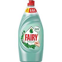 Средство для мытья посуды, 900 мл, FAIRY (Фейри) Нежные руки "Чайное дерево и мята" 