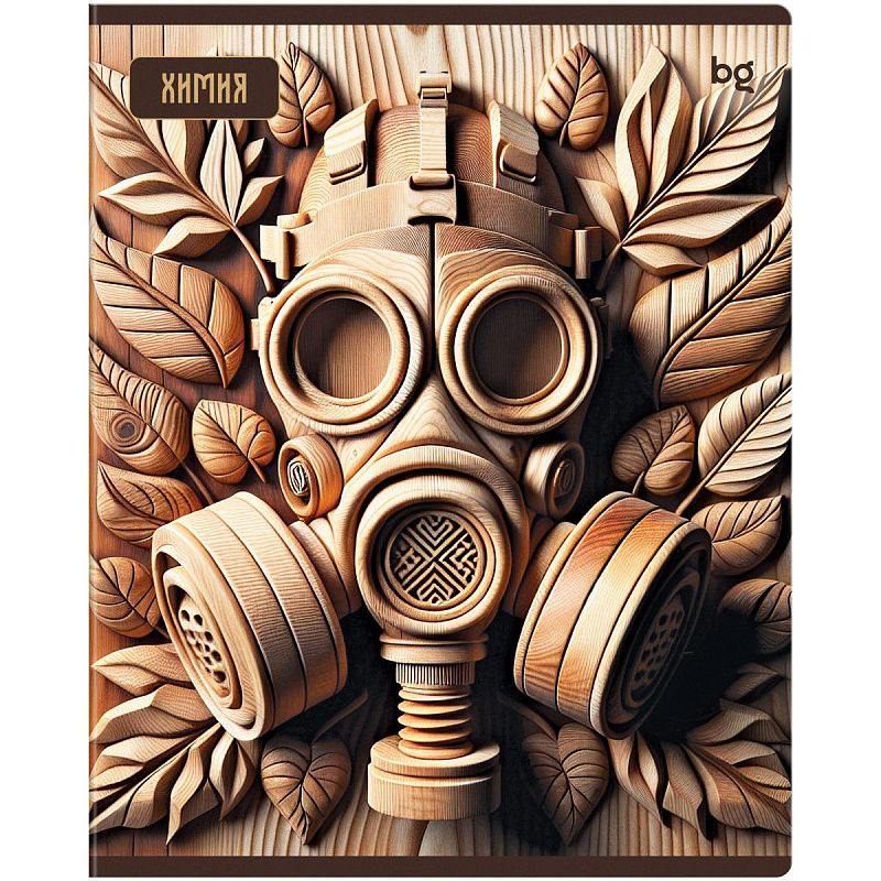 Тетрадь предметная 48л. BG "Дерево знаний" - Химия, soft-touch ламинация