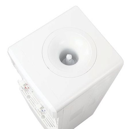 Кулер для воды SONNEN FS-01, напольный, НАГРЕВ/ОХЛАЖДЕНИЕ ЭЛЕКТРОННОЕ, 2 крана, белый, 452419