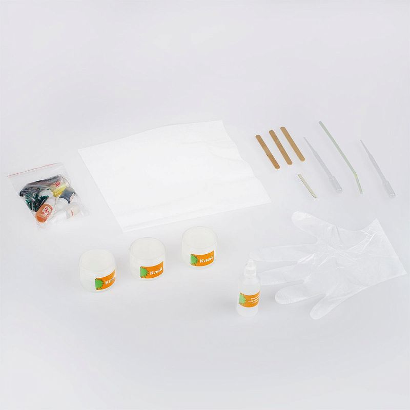 Набор для создания слаймов 3 в 1 ТРИ СОВЫ Slime party "Котмическая галактика", светится в темноте, с орбизами, с блестками, аромат кола, картонная кор