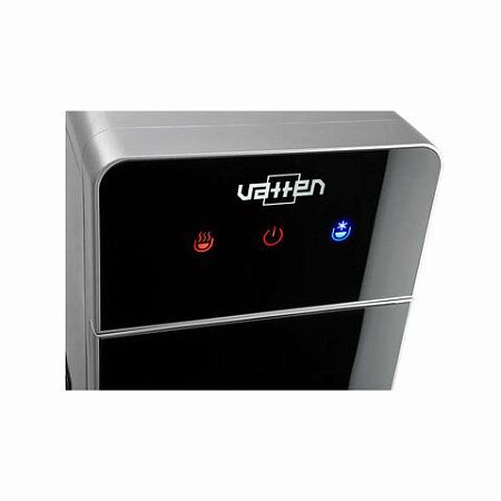 Кулер для воды VATTEN L09SE, напольный, НАГРЕВ/ОХЛАЖДЕНИЕ ЭЛЕКТРОННОЕ, бутыль снизу, 3 крана, серебристый, УТ-00001465