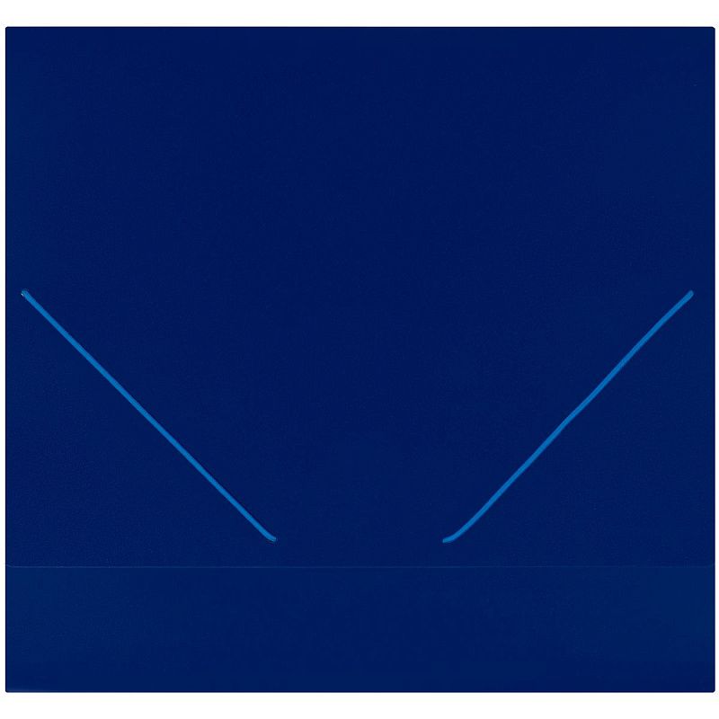 Папка-короб на резинке OfficeSpace А4, 30мм, 700мкм, синяя 