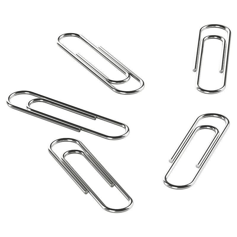 Скрепки 28мм, Berlingo "Green Series", 100шт., никелированные, крафт упак., европодвес