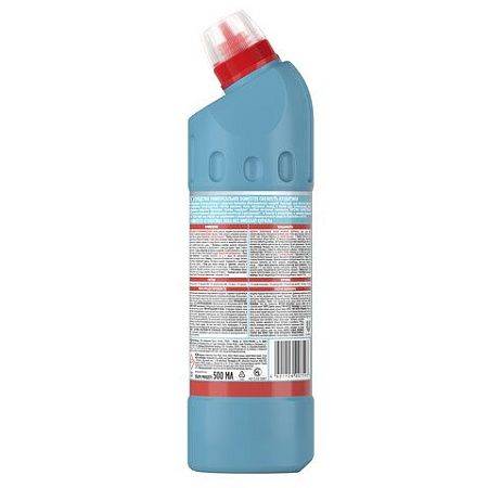 Чистящее средство 500 мл, DOMESTOS "Свежесть Атлантики", с отбеливающим эффектом, гель 