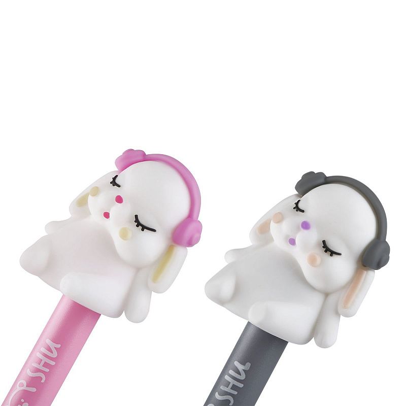Ручка шариковая MESHU "Music Bunny" синяя, 0,7мм, корпус ассорти 