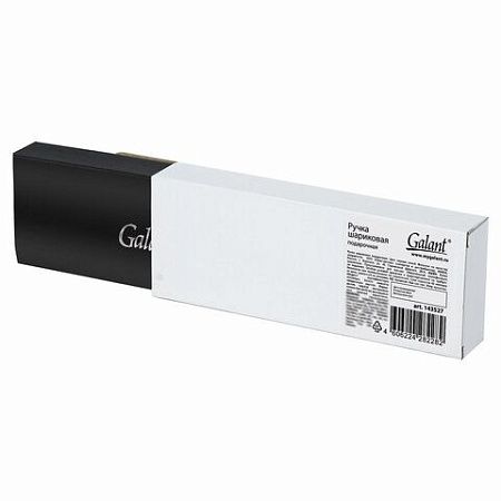 Ручка подарочная шариковая GALANT "ASTRON SILVER", корпус серебристый, детали хром, узел 0,7 мм, синяя, 143527 