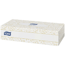 Салфетки бумажные для лица Tork "Premium"(F1), 2-слойные, 20,8*20см, белые, ультрамягкие, 100шт.