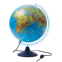 Глобус физико-политический Globen, 32см, с подсветкой на круглой подставке