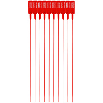 Пломба пластиковая сигнальная Альфа-МД 350мм, красная