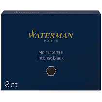 Картриджи чернильные Waterman Standart, черный, 8шт., картонная коробка