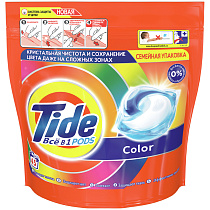 Капсулы для машинной стирки Tide "Color", 3в1 Pods, 45шт.*22,8г (ПОД ЗАКАЗ) 